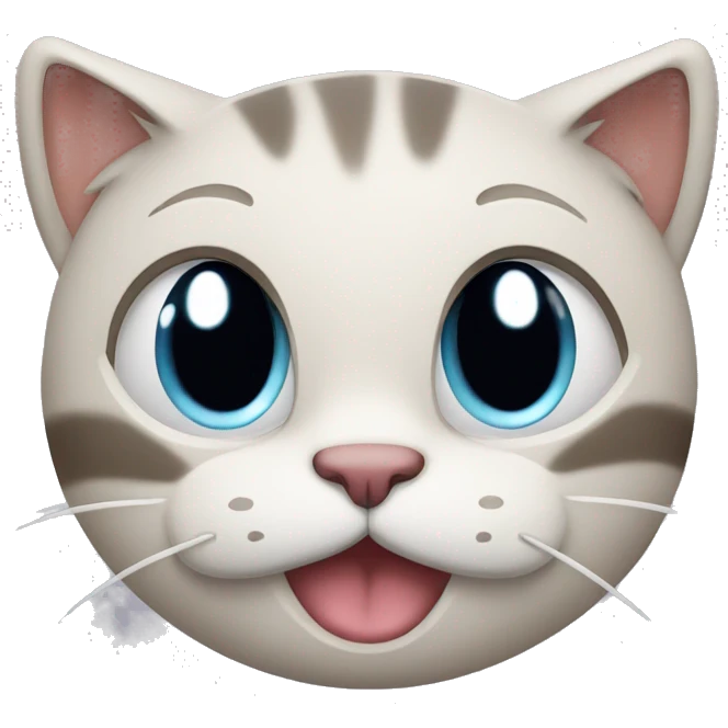 cat  Smiling Face with Tear emoji