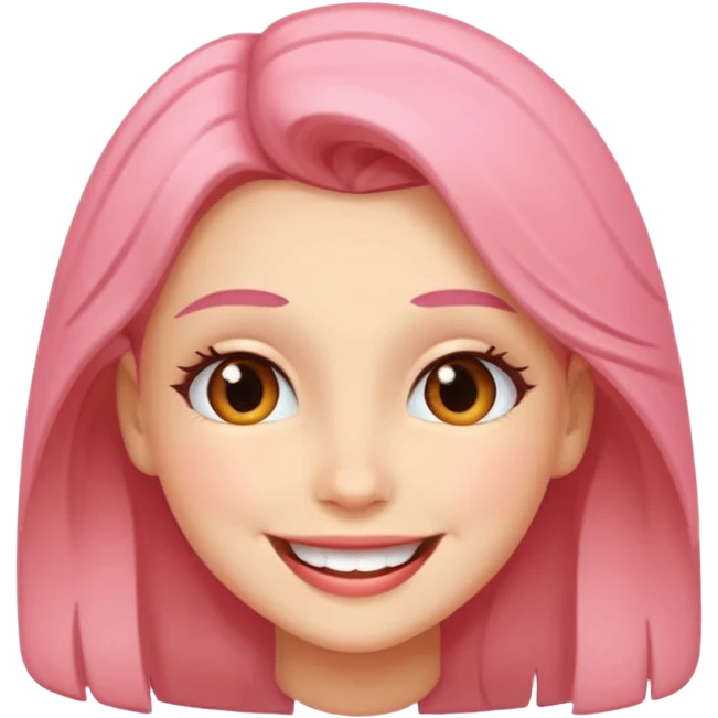 Smile blush flirt emoji