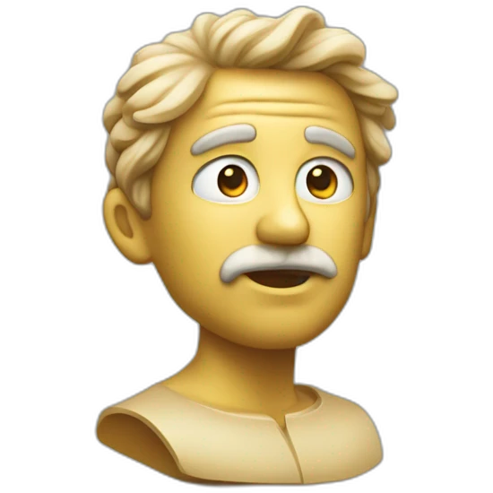 STATUA CON PUNTO INTERROGATIVO emoji