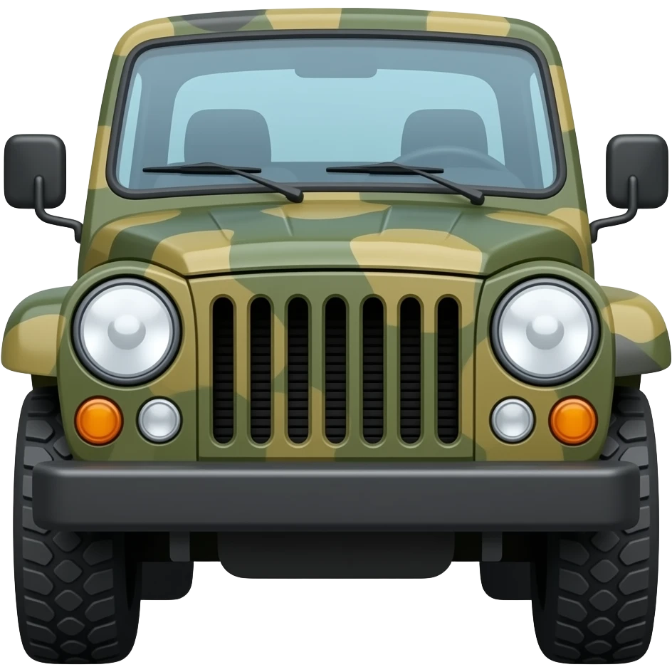 military car uzb emoji