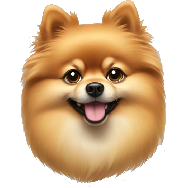 Pomeranian dog  emoji