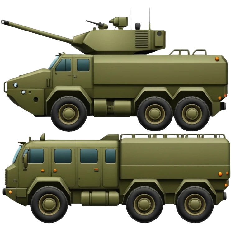 vehicles for soldiers and army emoji