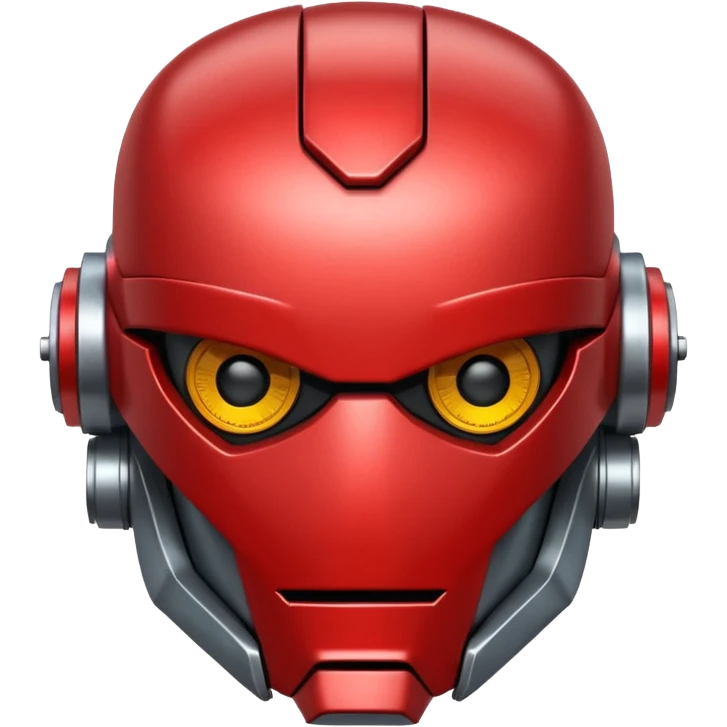 need a red shield and inside witha  robot head emoji