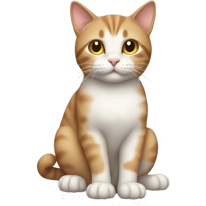 cat with line emoji