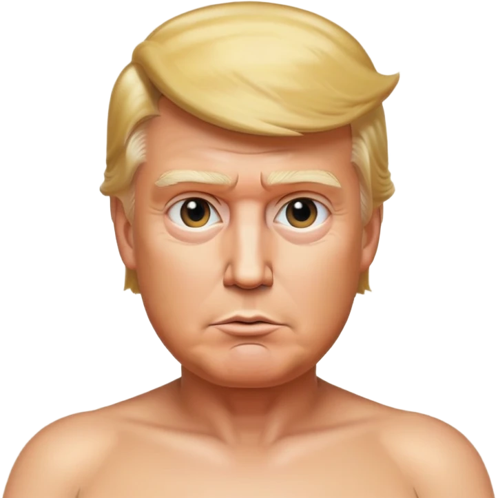 naked trump emoji