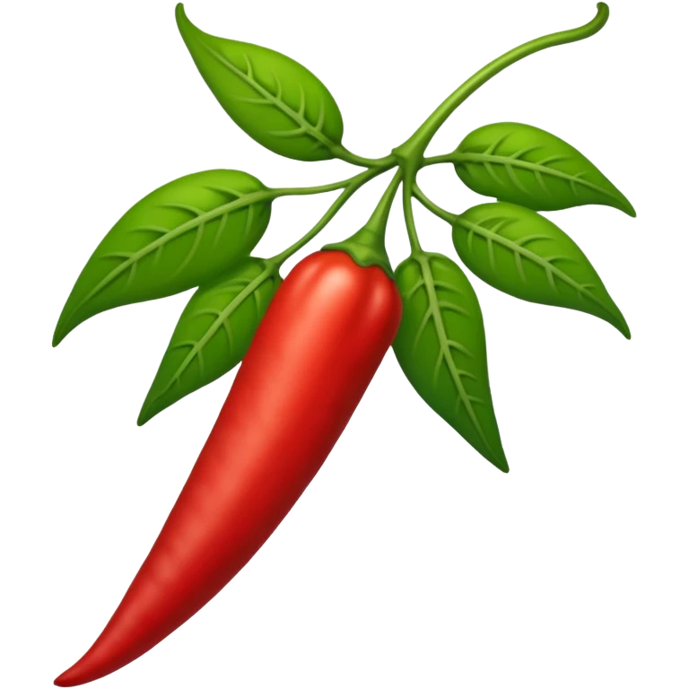 a chili pepper plant emoji