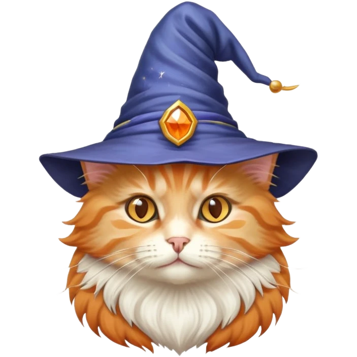 cat with wizard hat  emoji