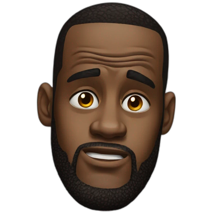 lebron crying and sad emoji