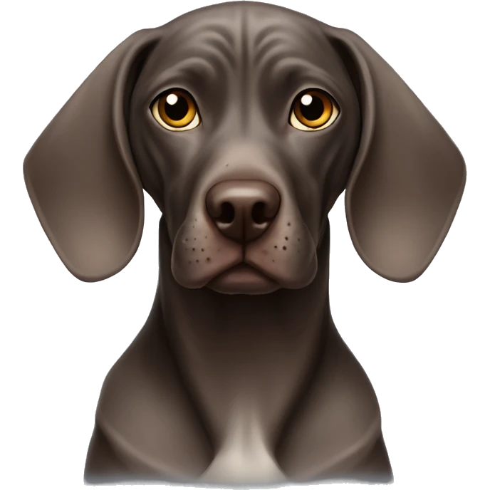 Sphinx cat with german shorthaired pointer  emoji