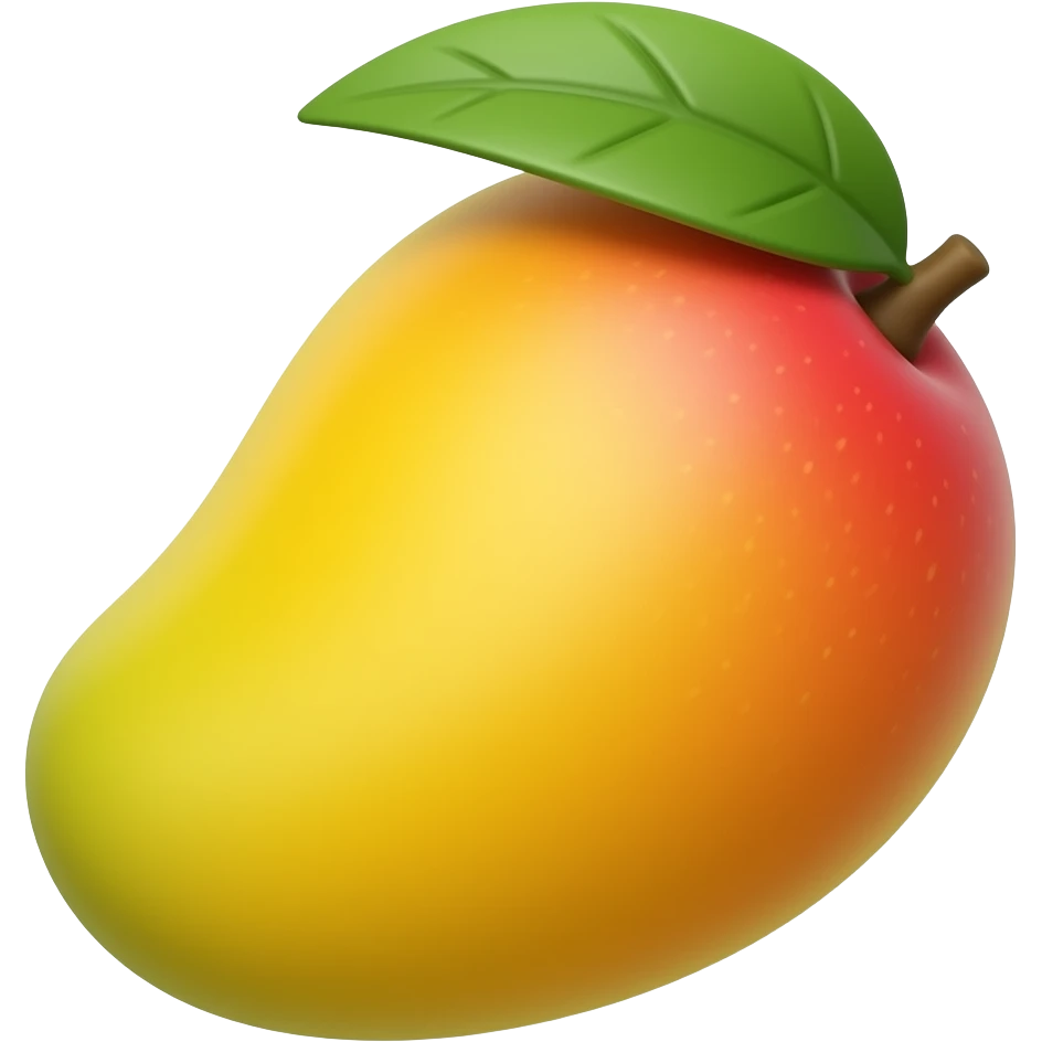 Mango ice emoji