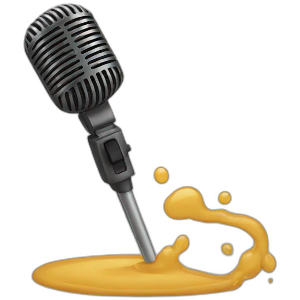 Mic drop emoji