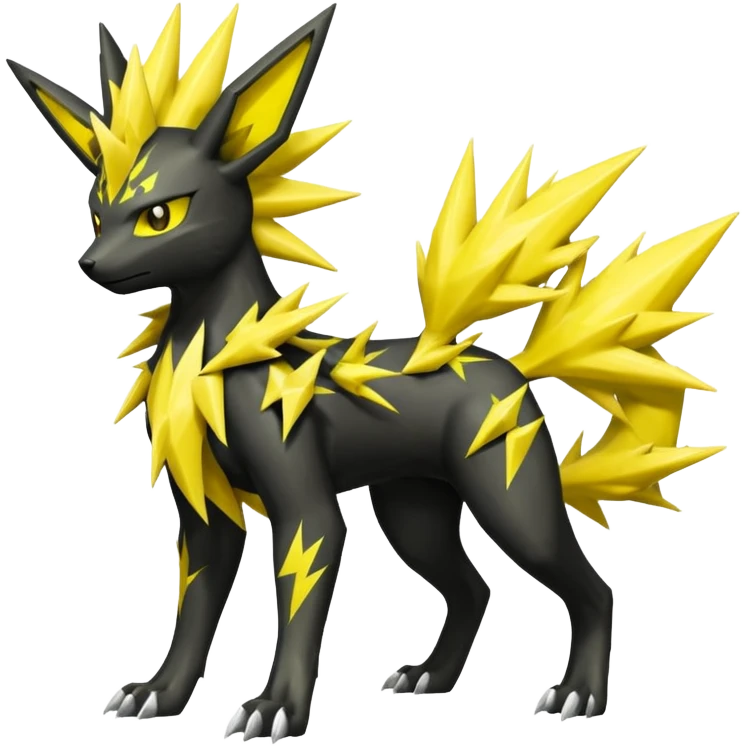 Zygarde-Electrike-Jolteon-Manectric-Fakémon-fusion, full body emoji