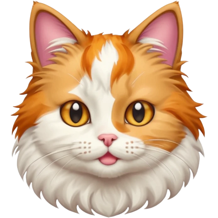 gato con espreciones de anime emoji