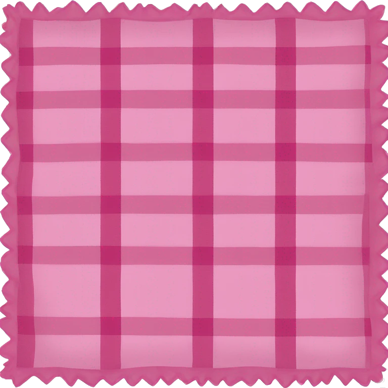 pink plaid blanket emoji