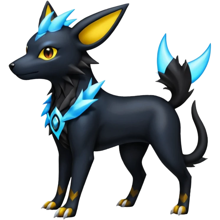 Luxray-Umbreon-Houndoom-Pokémon-Fakémon-hybrid-creature emoji