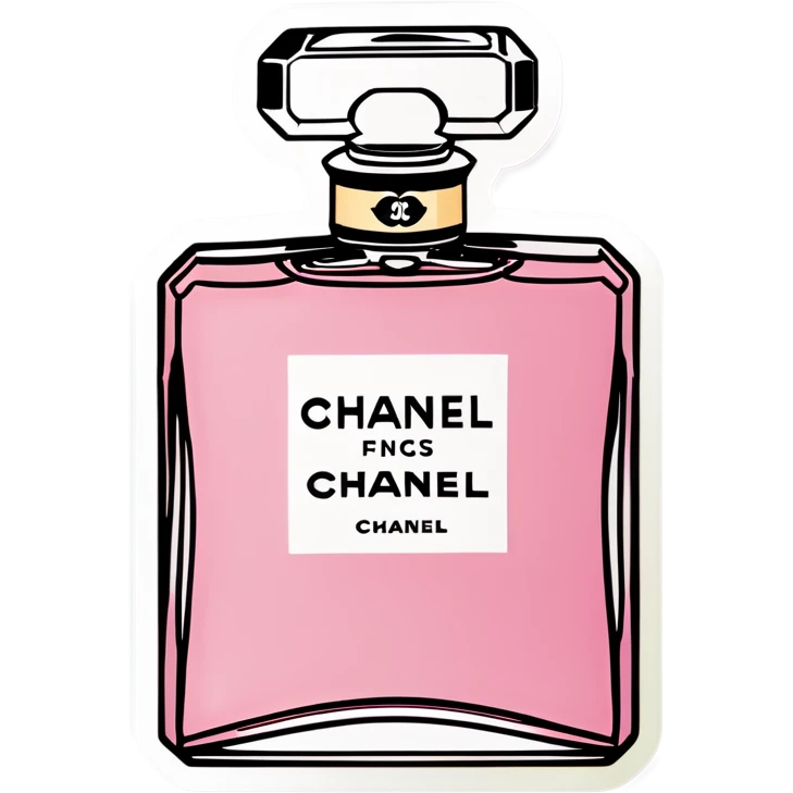 Light pink Chanel perfume emoji