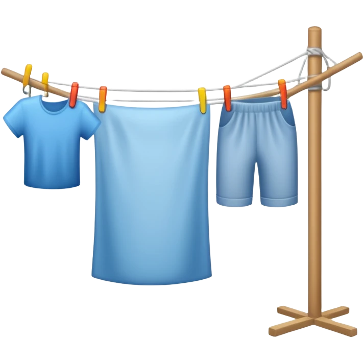 laundry drying line emoji