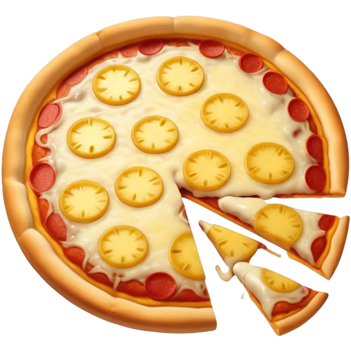 Pizza with pineapple  emoji