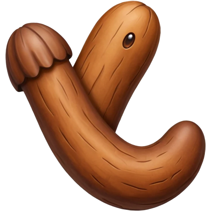 Big brown realistic dick emoji