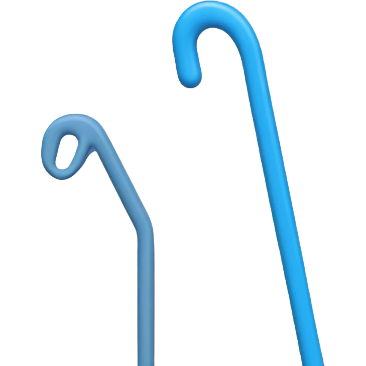Blue handicap cain emoji