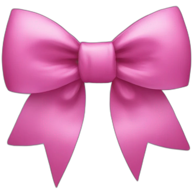 coquette bow emoji
