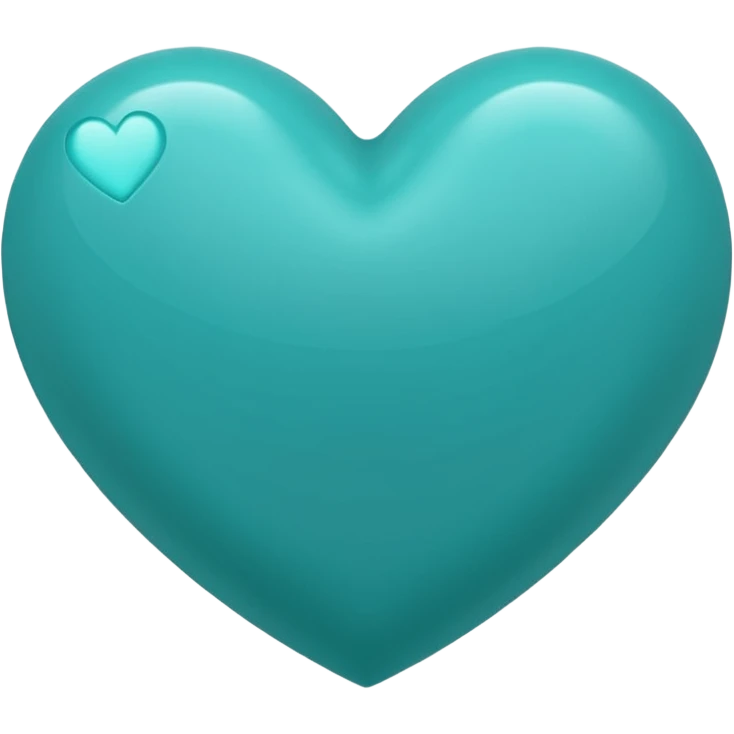 Teal heart with Alana wording emoji