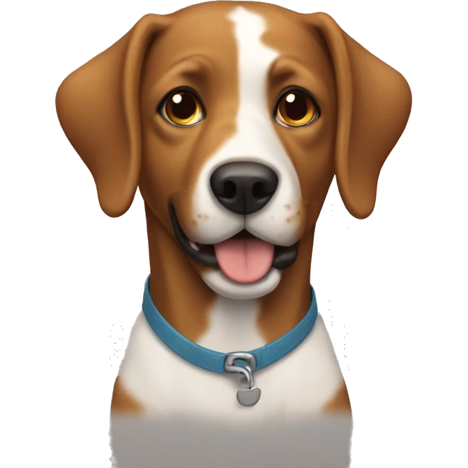 A read dog emoji