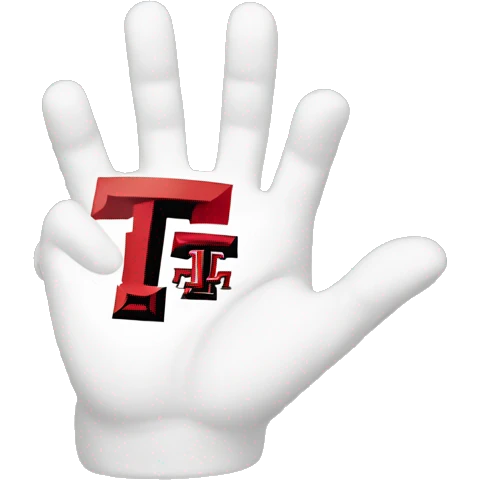 Texas tech hand sign  emoji