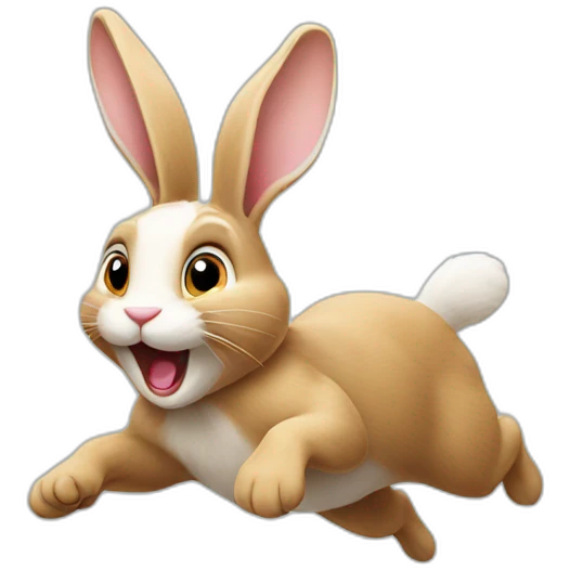 bunny jumping emoji