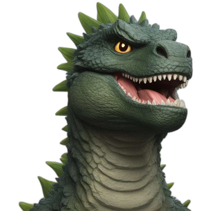 Cinematic Godzilla (proportional)calm (realistic) (Godzilla King of the Monsters, 2019) emoji