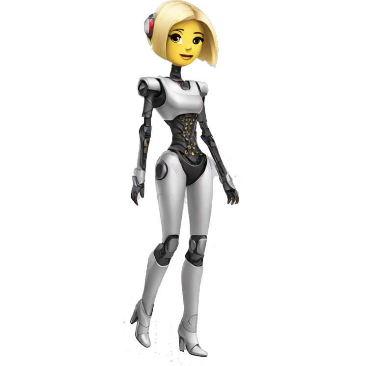 robot woman runway emoji