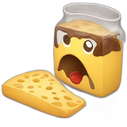 Chat qui mange emoji