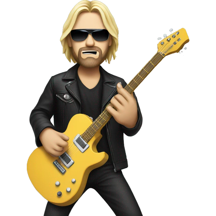 The Edge with guitar emoji