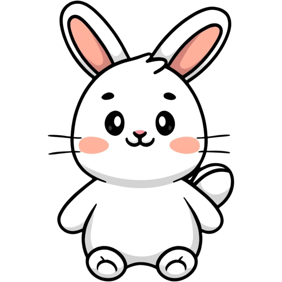 cartoon rabbit emoji