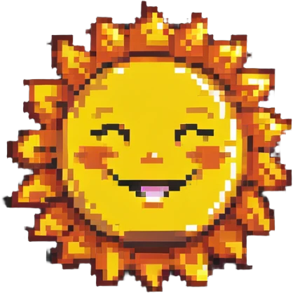 happy sun emoji