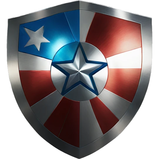 Captain America’s shield from Marvel emoji