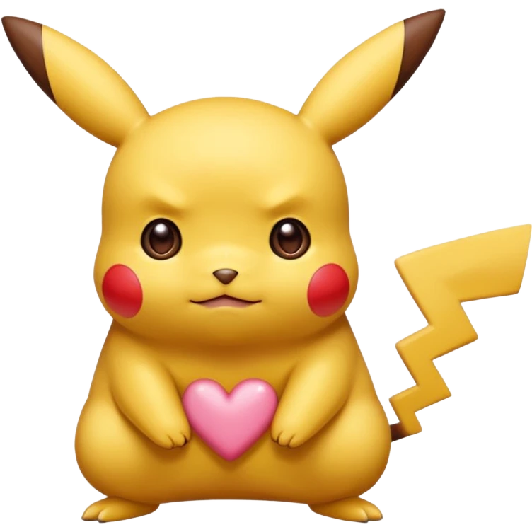 Un Pikachu rouge qui et triste avec des éclairs en fond et il a fait caca emoji