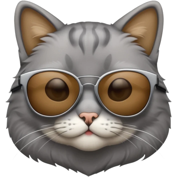 Cat wearing sunglasses emoji