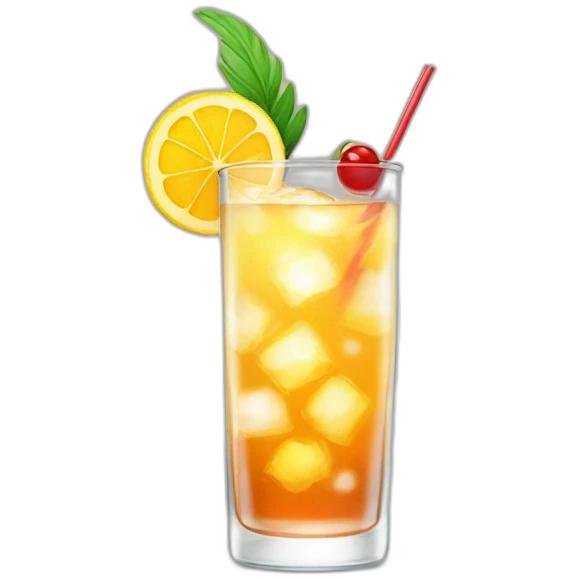 cocktail in highball glass emoji