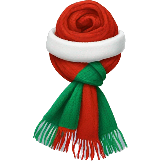 christmas scarf emoji
