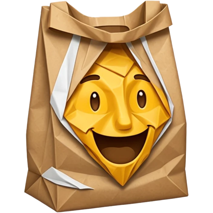 paper bag emoji