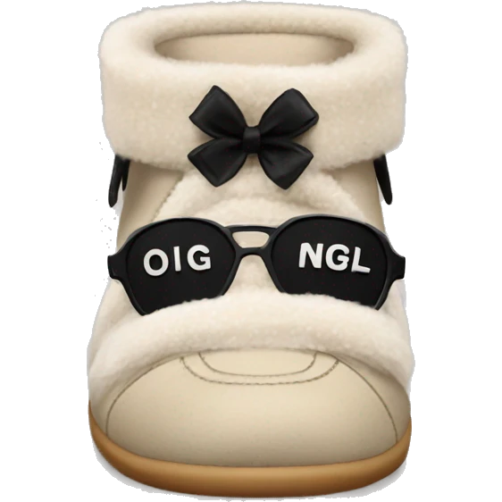 Chanel Ugg emoji