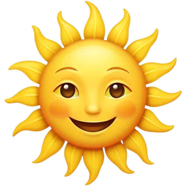 bright smiling sun emoji