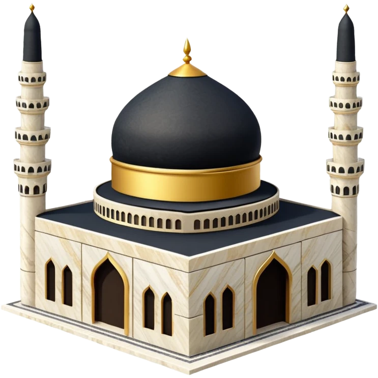 umroh mekkah building without background emoji