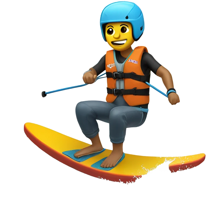 Wakeboarder emoji