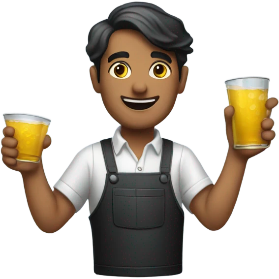 Bartender shaking tins emoji