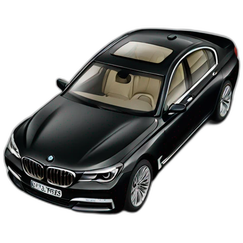 BMW 7 Series black emoji