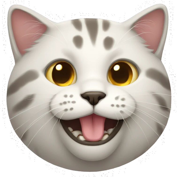 slightly off cat emoji