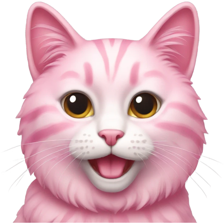 Pink cat  emoji