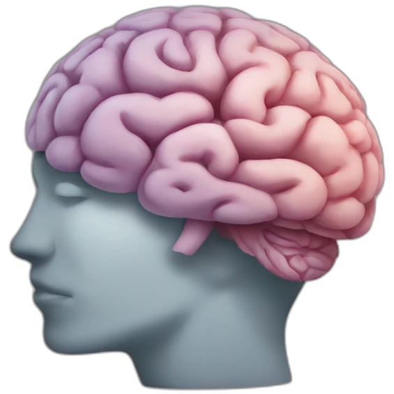 mindset and brain emoji